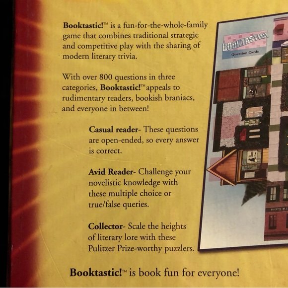 2004 Booktastic! Board Game - Modern Best Selling Fiction Edition new - Picture 5 of 8